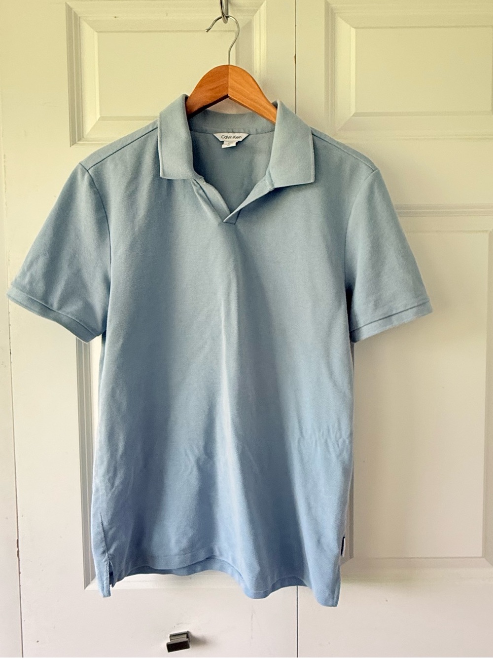 Calvin Klein Pale Blue Men's Polo Shirt